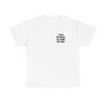 White t-shirt printed with "I have the pussy, so I make the rules".