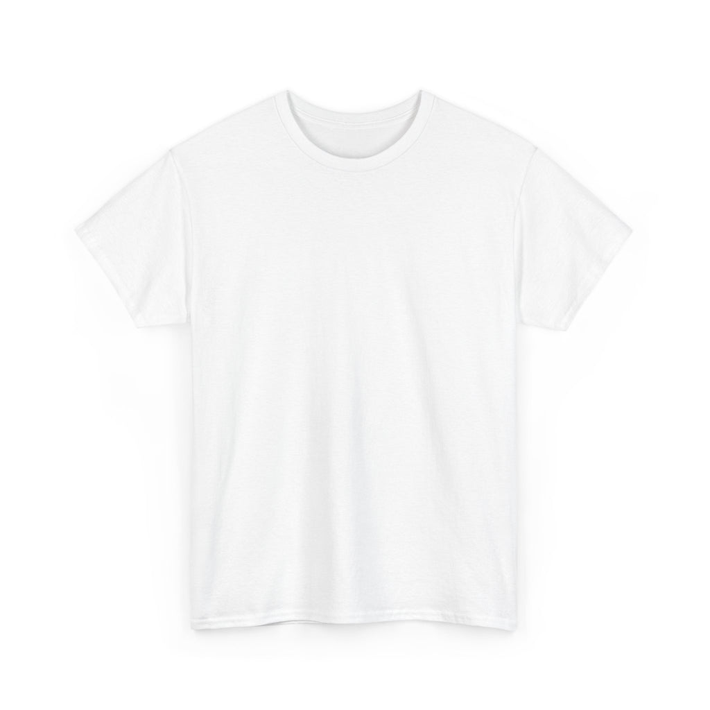 Unprinted front of the white t-shirt, another angle — Ever Since I Was Young I Knew It Was My Dream to….