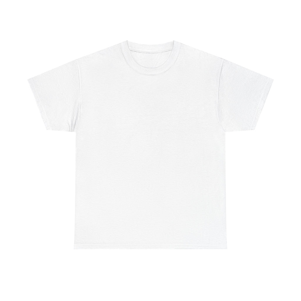 Unprinted front of the white t-shirt — Ever Since I Was Young I Knew It Was My Dream to….