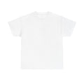 Unprinted front of the white t-shirt — I Hate Everyone.