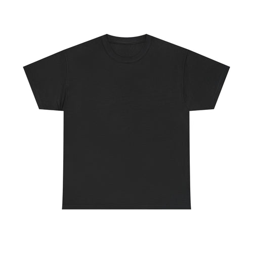 Unprinted front of the black t-shirt — Chicken Tender Slut.