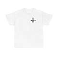 White t-shirt printed with "You agreed to this".